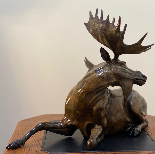 Bronze Deer Bookends {a repurposed project}